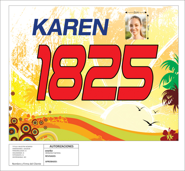 ¡Tu número de Sol y Arena con foto y nombre!